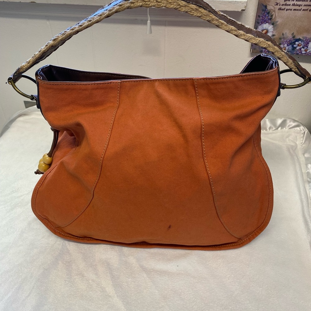 TINT WOMENS canvas hobo bag / hand bag